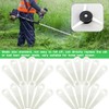 UPIQNG 24Pcs Plastic Trimmer Head Replacement Blades Grass Trimmer Blades