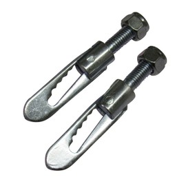 Antiluce Fasteners Drop Lock Pins x2 (8MM - 12MM Anti Luce Catch Latch Trailer Bolt) (12MM x 35MM Bolt On Pin)
