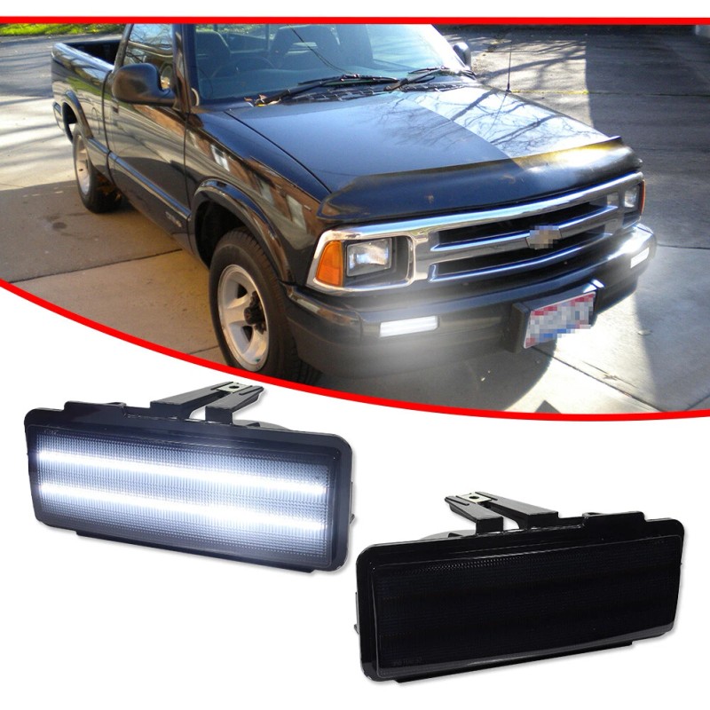 GTINTHEBOX Switchback LED Front Bumper Signal Lights For 94-97 Chevy