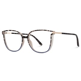 Zeelool TR90 Cat Eye Glasses Chic Eyewear for Women Blue Light Blocking Glasses Anti Eyestrain Glasses Rodz ZJGT548130-23B Leopard Print