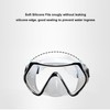 Diving Goggles Silicone Glass Plastic Ultra Clear Comfortable Adjustable Diving