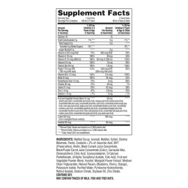 Spring Valley Kids Multivitamin 180 Gummies Cero Azucar Con Frutas Y Vegetales Sabor Frutas Naturales Bienestar General, Apoyo Digestivo, Apoyo...    