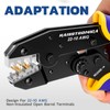 Haisstronica Crimping Tool for Non-Insulated Open Barrel Terminals Receptacles,AWG 22-10