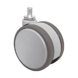 Tokai F075N10 Screw-in Twin Wheel Caster 75 Diameter Freely M10x1.5