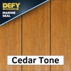 DEFY Marine Sealer - Semi-Transparent Waterproof Exterior Wood Stain, Marine