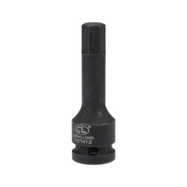 sourcing map 1/2" Drive x H12 (12mm) Impact Hex Bit Socket, Metric 3" Length, Cr-Mo Steel