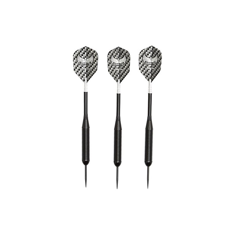 Harrows Black Arrow Darts - Black, 24 g