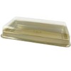 Gold Chocolate Bar Boxes with Clear Lids - Homemade Dubai