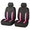 4PCS Universal Car Seat Cover with Breathable Mesh Backrest,Comfortable Car