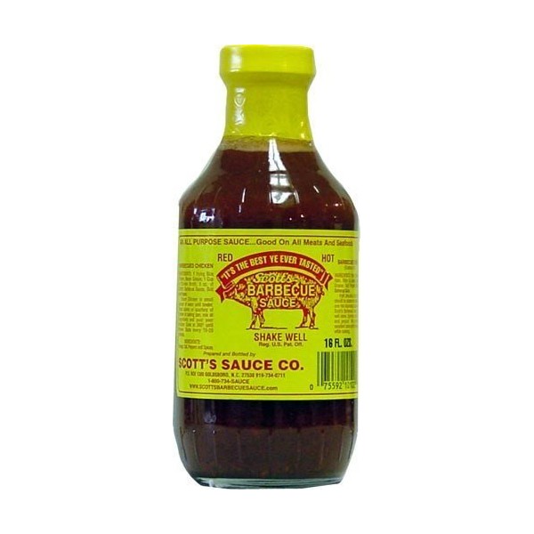 Scott's BBQ Sauce - Fat and Sugar Free, 16 Fl