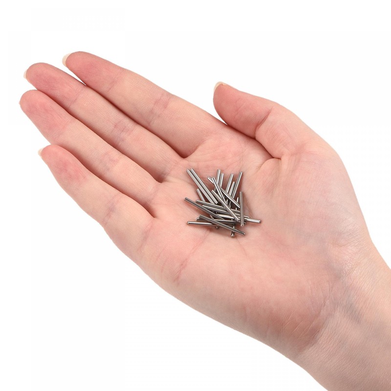 sourcing map 1.5x18mm Dowel Pins, 100pcs 304 Stainless Steel Round
