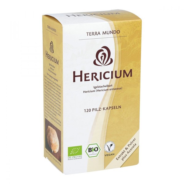 Terra Mundo Hericium Organic Vital Mushroom Vegan
