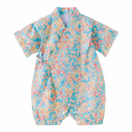 PAUBOLI Baby Japanese Kimono Robe Cotton Infant Comfy Loose Pajamas (US, Age, 3 Months, 9 Months, 11)