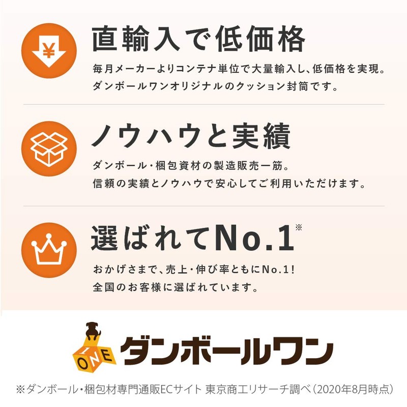 Cardboard One Bubble Envelopes for Small Items (10 Pack)