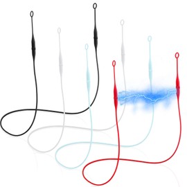 Tellegloww 4 Pcs Earplug Lanyard Magnetic Connector Cord for Ear Plugs Safety Earplugs Link Cord Flexible Silicone Lanyard Compatible with Most Ear Plugs