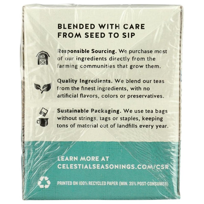 Celestial Seasonings Throat Tamer Herb Tea, 20 Tea Bags per