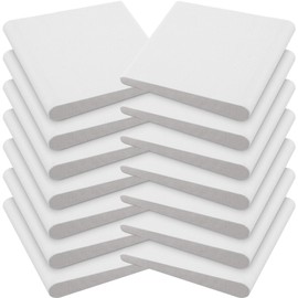 14 Pieces Door Corner Seal Exterior Door Jamb Frame Seal Door Draft Stopper with Adhesive for Weather Stripping and Draft Protection Foam Corner Seal (White)