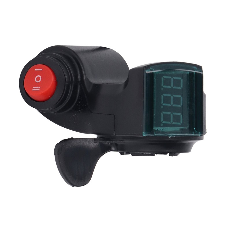 Electric Bike Thumb Throttle 3 Speed Digital Voltage Display Bicycle