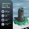 PUMPMAN Automatic Submersible Pool Cover Pump 110 V 1/4 HP