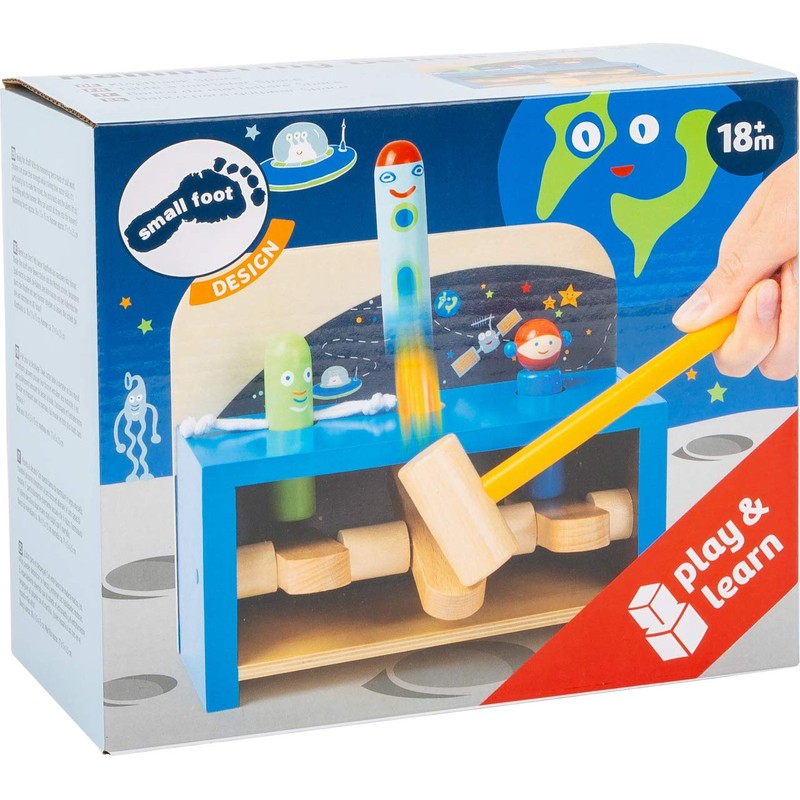 Small Foot, Hammer Game with Space Figures for Small Space
