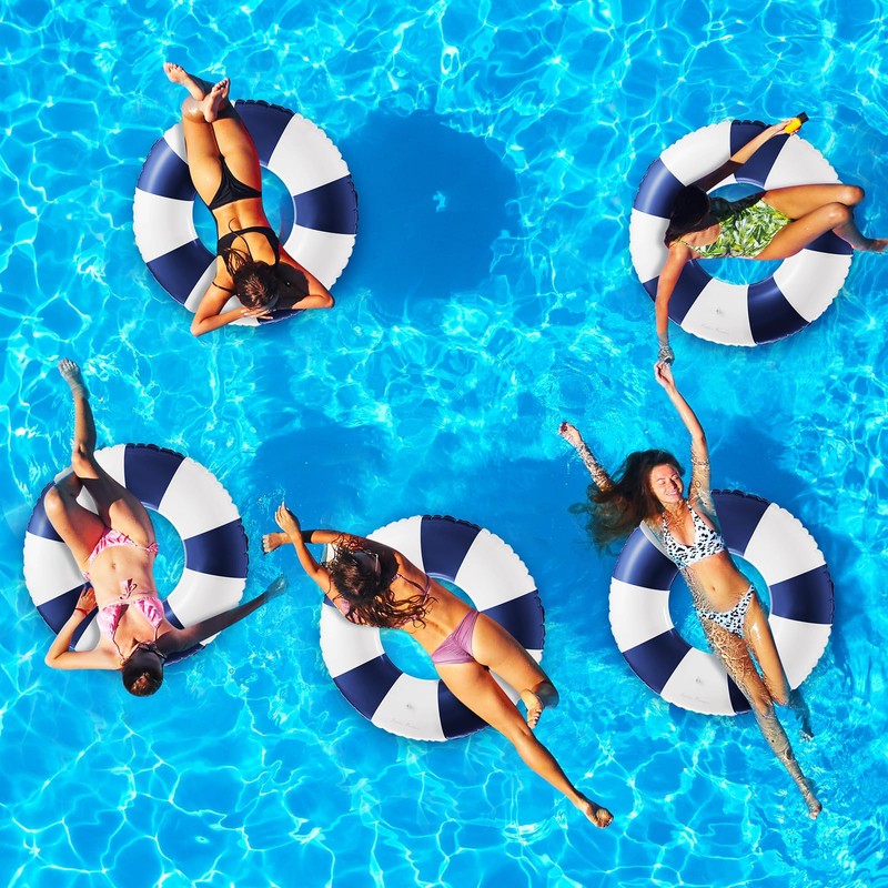 Arrowbash Jumbo Inflatable Pool Float 47.24 Inch Floaties Pool Tubes