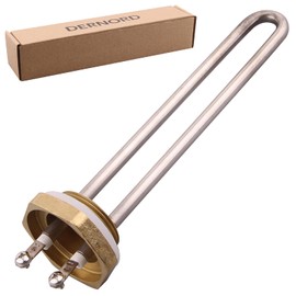 DERNORD 12V Warmwasserbereiter Element 200 Watt 1.25" Kupfer Flansch Heizelement Ersatzteil