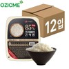 (오직미)곤약 85% 프리미엄곤약밥 150gx12개/24개 80kcal 밥맛 그대로 한끼 대신곤약 (12개상품입니다)