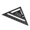 Triangle Ruler 7in Carpenter Square Aluminum 90 Degrees 45 Degrees