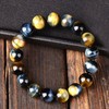 Unbranded Yellow Blue Tiger Eye 8mm Beads Healing Protection Strength