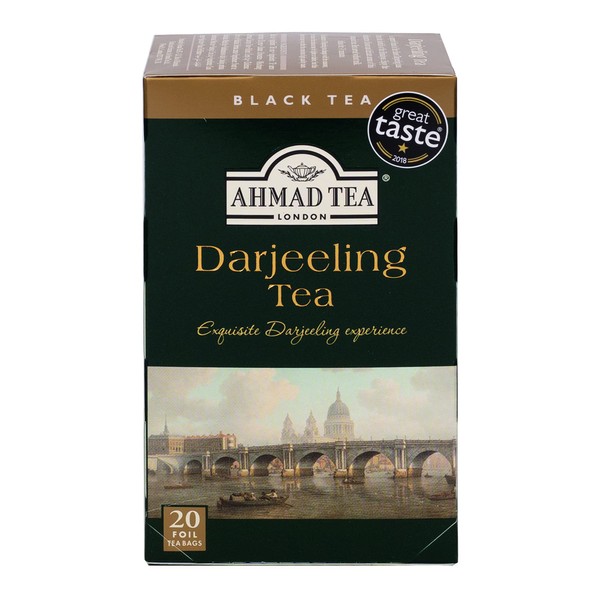 English Teas, "Darjeeling Tea" - Tagged and Aluminium Foil Enveloped Teabags ...