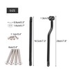 Saddlebag Support Bars Stainless Steel Brackets for Black for Motorbike
