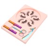 5 Pairs Magnetic Lashes with Eyeliner Kit Glue Free Waterproof