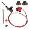 FVRITO Rear Hydraulic Disc Brake System Hand Brake Master Cylinder