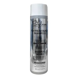 Shampoo Matizador Platinum Black Cabello Cano Gris Plata