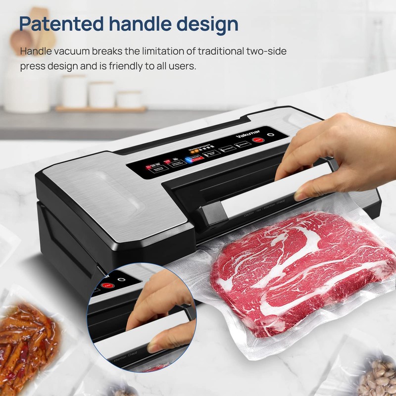 Vakumar Liquid Vacuum Sealer Machine, 90Kpa Vacuum Sealer Machine Preservation