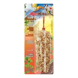Barrita De Mijo Para Aves Pequeñas 95g Mijo Blanco Y Rojo 100% Natural Fortificada Con Vitaminas Y Minerales Ideal Para Canarios Jilgueros Diamantes Agapornis Y Perico Australiano
