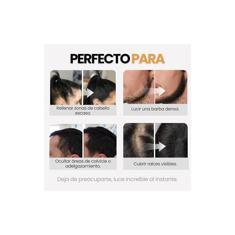 Henrys Polvo para Retocar Raíces Negro 10g, Define Línea del