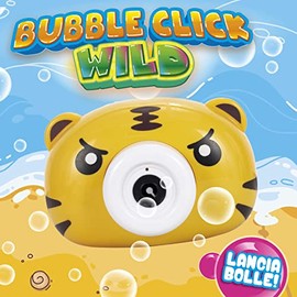 D-KIDZ Bubble Game Animal Click Tiger, Bubble Shooter with 2 Refills, DIP76653