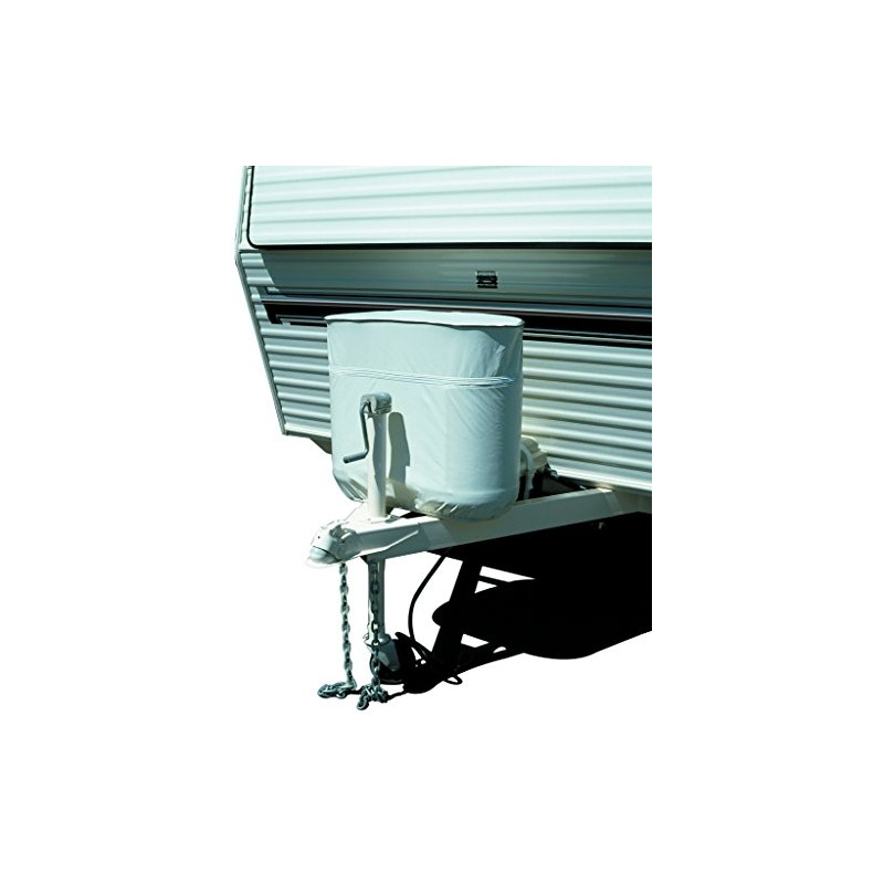 ADCO 2113 RV Propane Tank Cover,White,Double 30