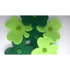 Fab Felt Crafts 6 Green Shamrock Embellishments, Ready to Use
