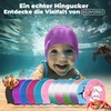 KIDVERSE Swimming Cap Girls, Waterproof, with Non-Slip Nubs, UV Protection,