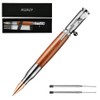 AUAUY Bolt Action Pen with Gift Case, Retractable Lightweight Metal
