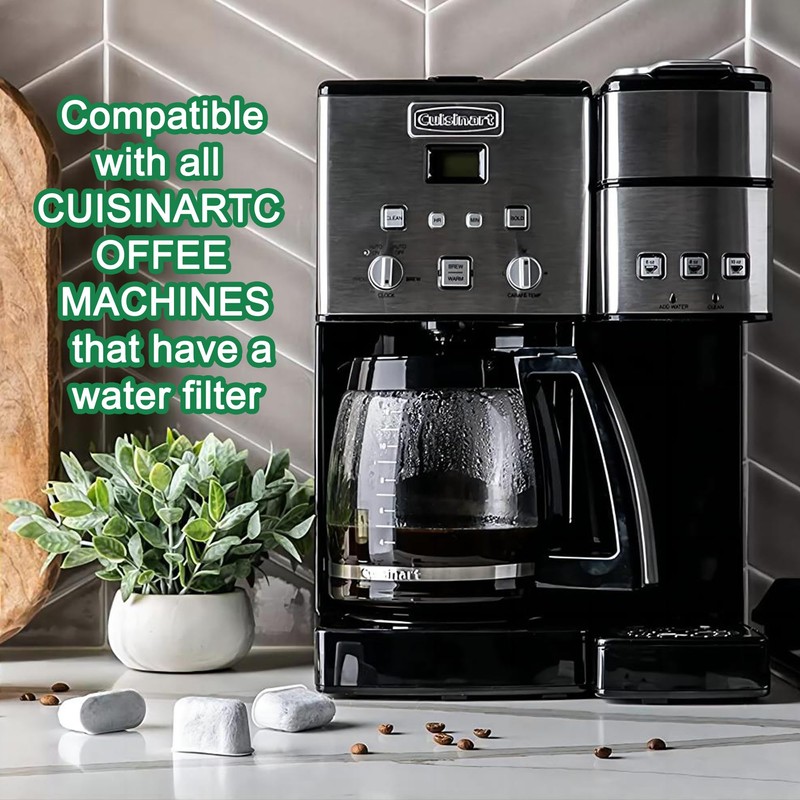 2 Pack Replacement Charcoal Water Filters for Cuisinart Coffee Makers