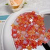 100Pcs Fall Nail Charms and Gems Autumn Maple Leaves Nail