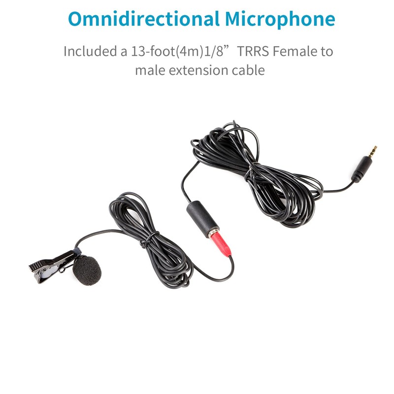 SARAMONIC SR-LMX1+ Micro Lavalier TRRS