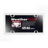 WeatherTech ClearCover License Plate Cover and Frame, White