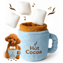 Swooflia Dog Crinkle Toy - Enrichment Squeaky Plush Toys to Keep Them Busy,Treat Boredom for Small Medium and Large Dogs Funny Interactive Stimulating Puppy Toy for Hide and Seek