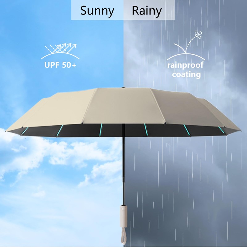 Repel Umbrella Windproof Travel Umbrellas for Rain - Easy Auto