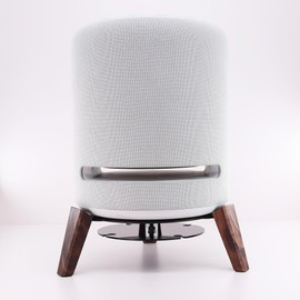 Wooden Stand for Echo Studio and Homepod 2nd/1st Gen Smart Speaker, Stable Desktop Mount for Better Sound and Home Decoration (Black Walnut)