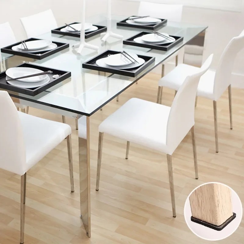 Self-Adhesive Furniture Leg Pads for Chairs and Tables – Round